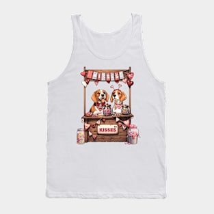 My Beagle Is My Valentine Tank Top